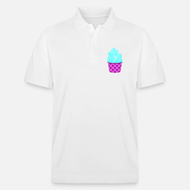 Glace Glace Points, Glace Douce Été - Polo PREPSTER bio Stanley/Stella Unisexe - blanc