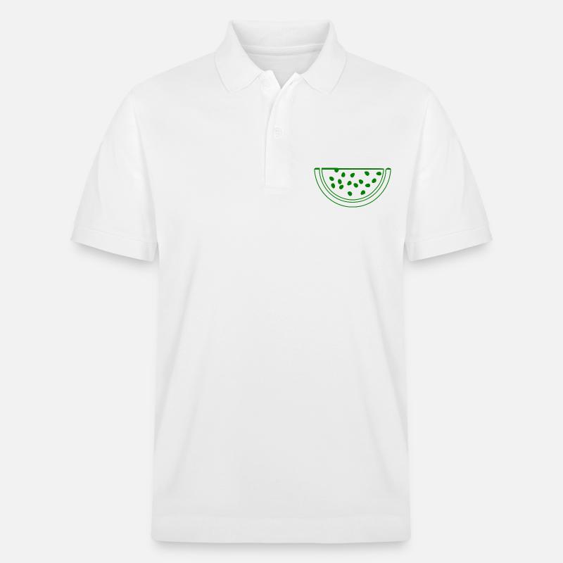 Pastèque - Polo PREPSTER bio Stanley/Stella Unisexe - blanc