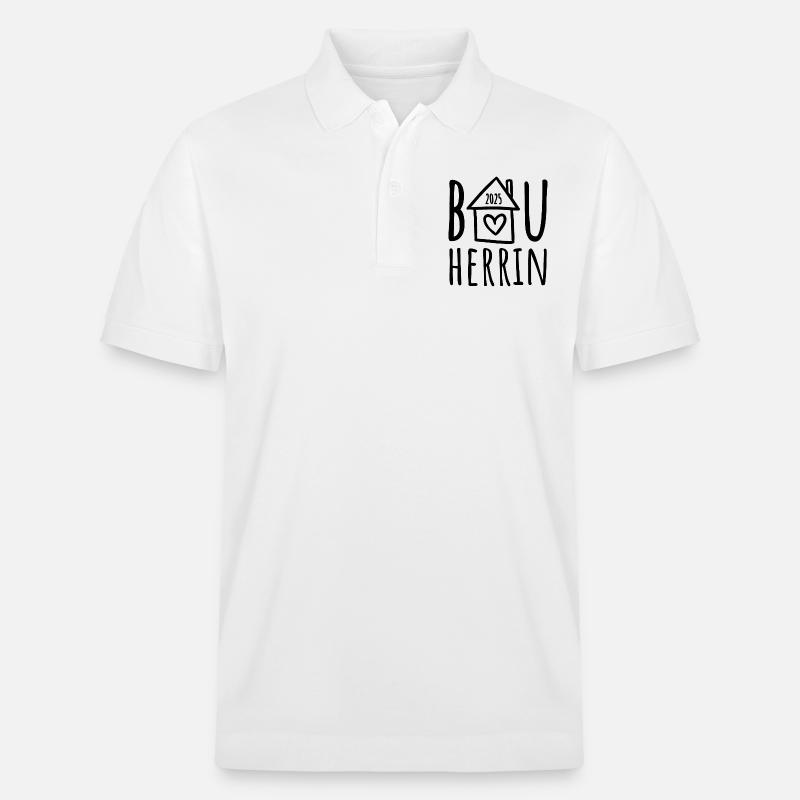 Bauherrin 2025 - Stanley/Stella Unisex Bio-Poloshirt PREPSTER - Weiß