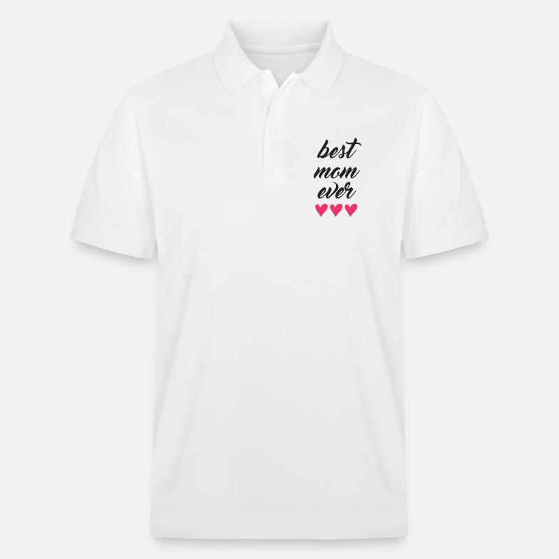 Beste Mutter aller Zeiten - Stanley/Stella Unisex Bio-Poloshirt PREPSTER - Weiß