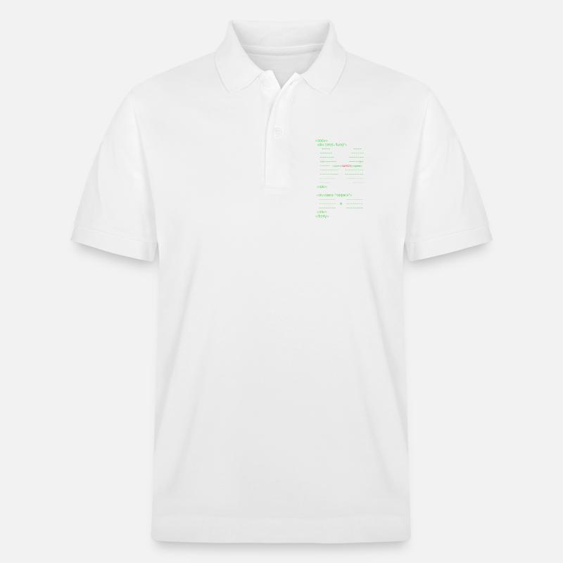 Corps HTML - Polo PREPSTER bio Stanley/Stella Unisexe - blanc