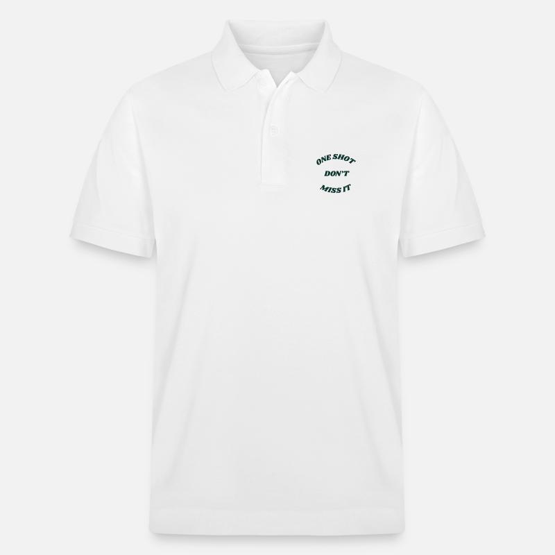 one_shot-removebg-preview - Stanley/Stella Unisex Bio-Poloshirt PREPSTER - Weiß