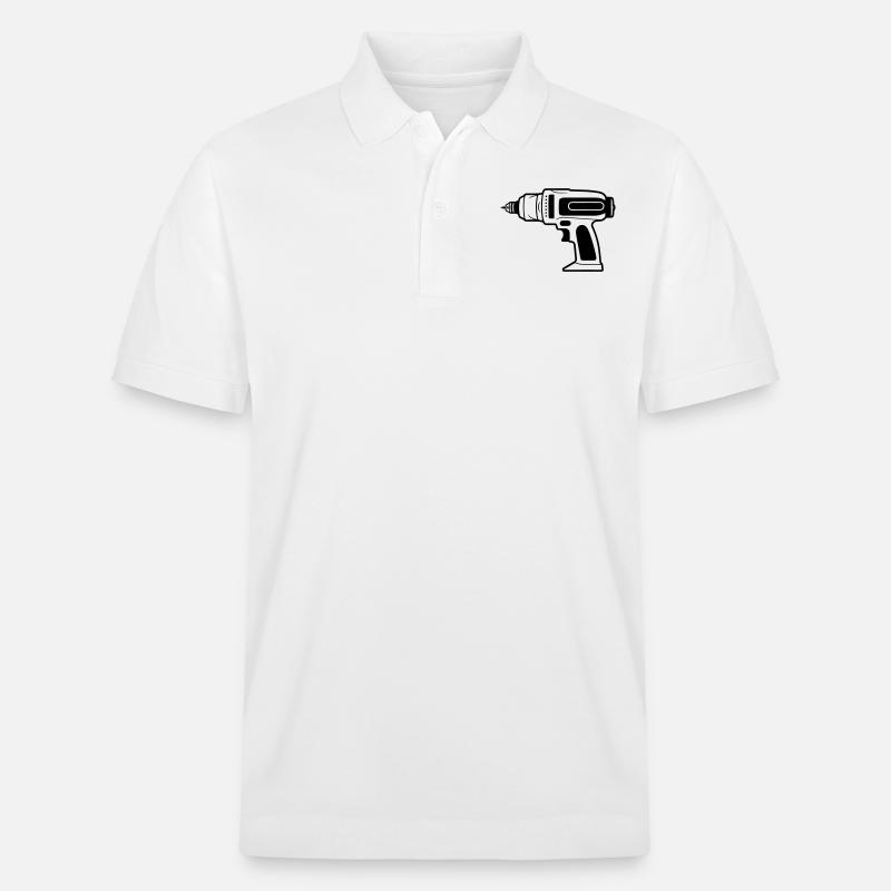 Bohrer - Stanley/Stella Unisex Bio-Poloshirt PREPSTER - Weiß