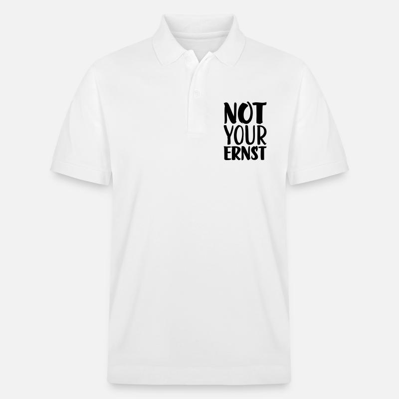 Not your ernst - Stanley/Stella Unisex Bio-Poloshirt PREPSTER - Weiß