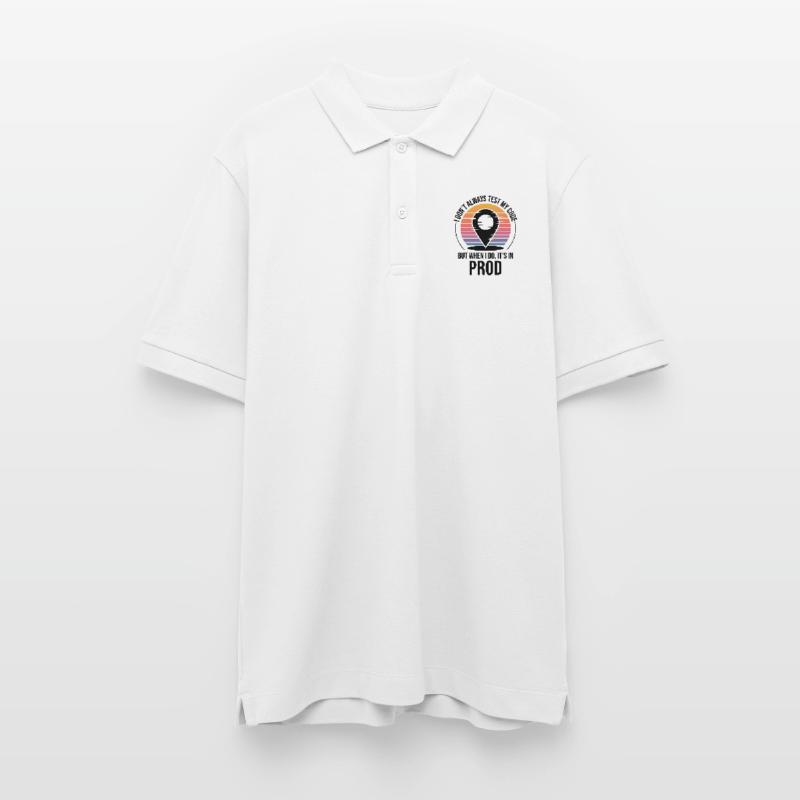 Entwickler Programmierer Programmierer Prod Testing Humor Stanley/Stella Unisex Bio-Poloshirt PREPSTER