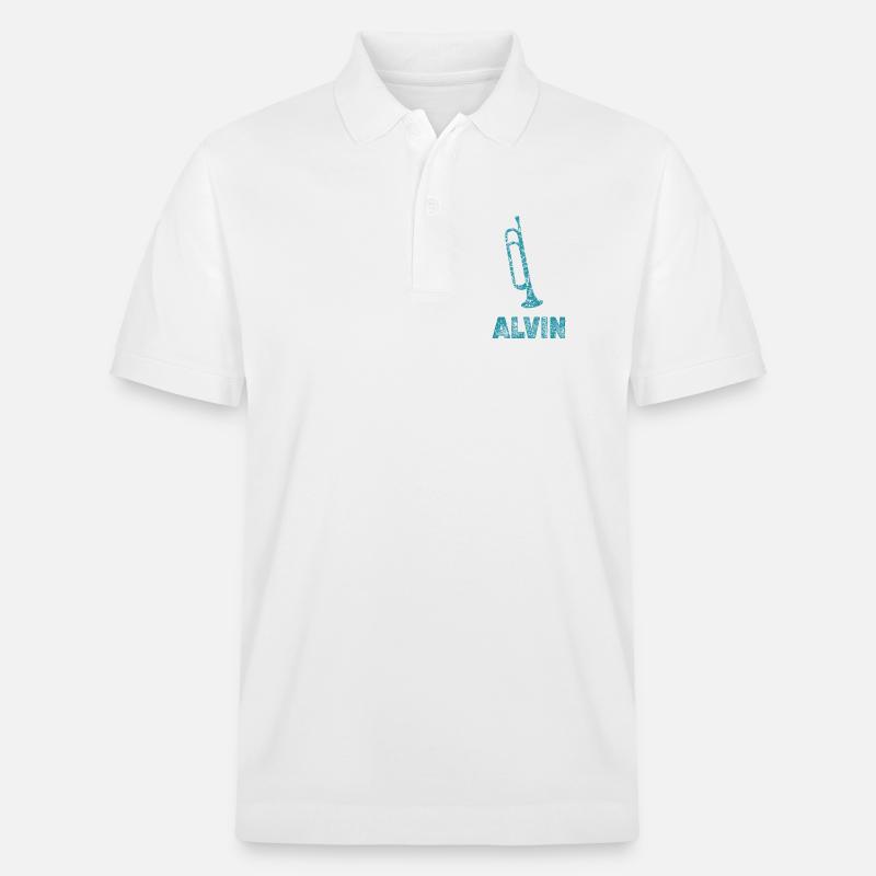 Alvin - Stanley/Stella Unisex Bio-Poloshirt PREPSTER - Weiß