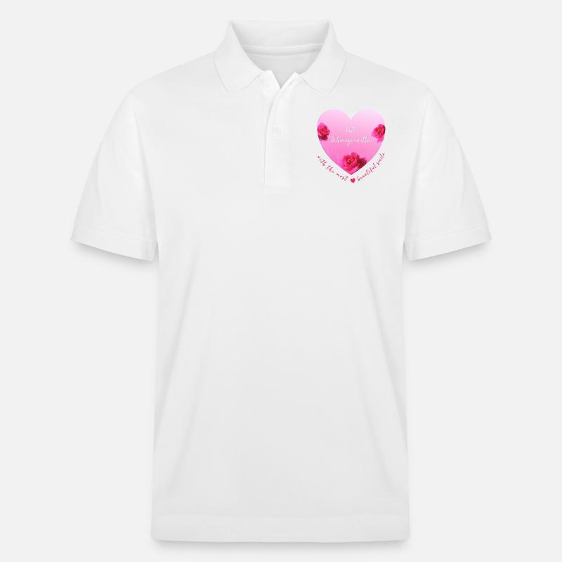 beste Schwiegermutter - Stanley/Stella Unisex Bio-Poloshirt PREPSTER - Weiß