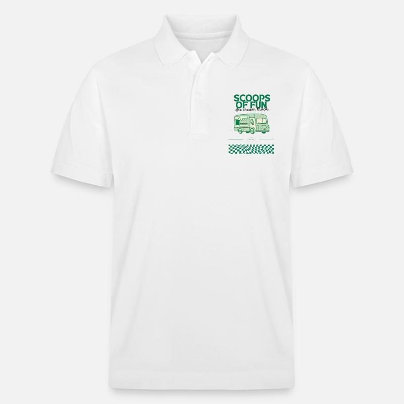 Des boules de plaisir - Polo PREPSTER bio Stanley/Stella Unisexe - blanc