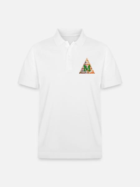 Dreieck E 56 m - Stanley/Stella Unisex Organic Polo Shirt PREPSTER - white