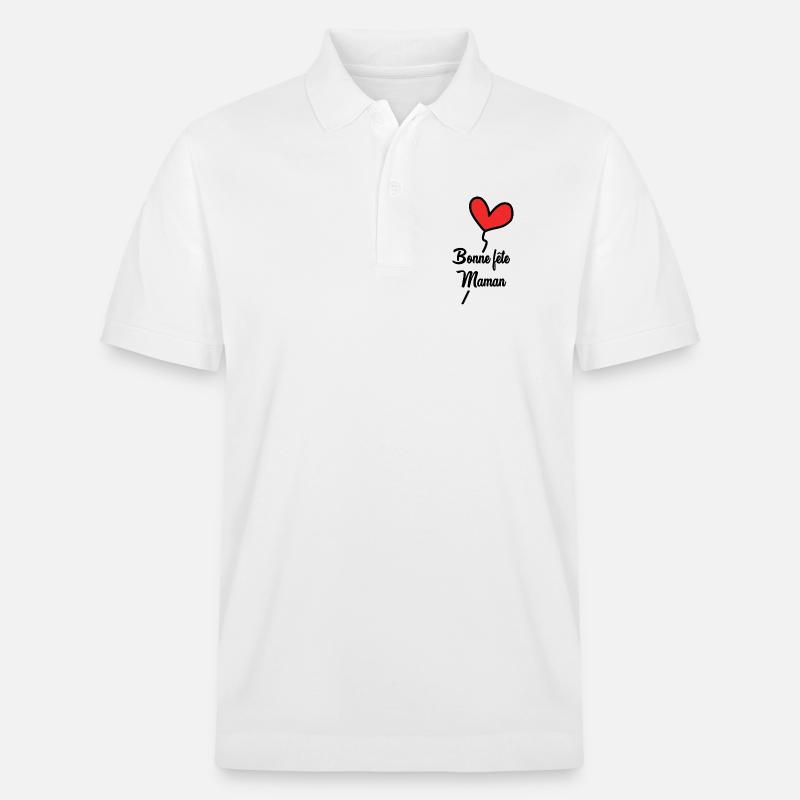 SCHÖNEN MUTTERTAG - Stanley/Stella Unisex Bio-Poloshirt PREPSTER - Weiß