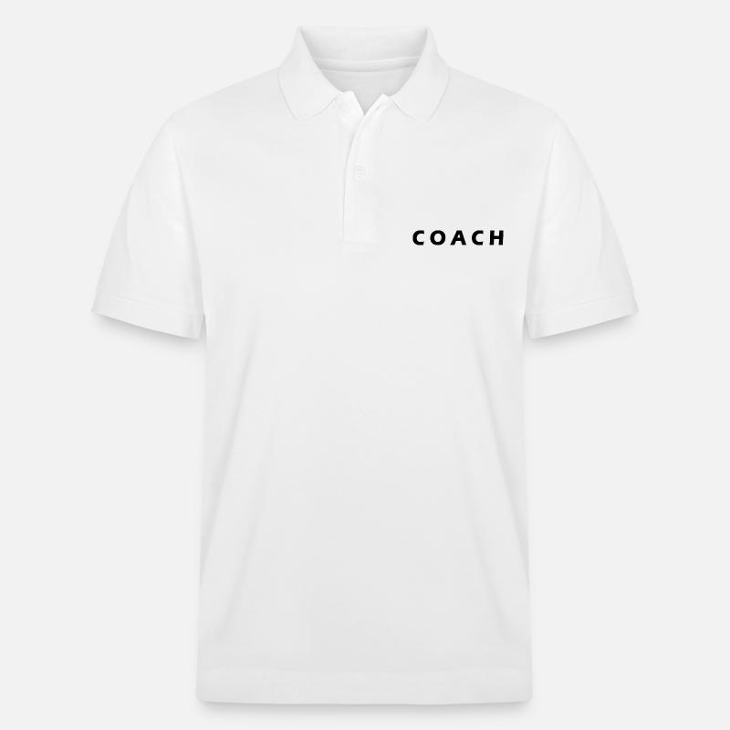 COACH - Stanley/Stella Unisex Bio-Poloshirt PREPSTER - Weiß
