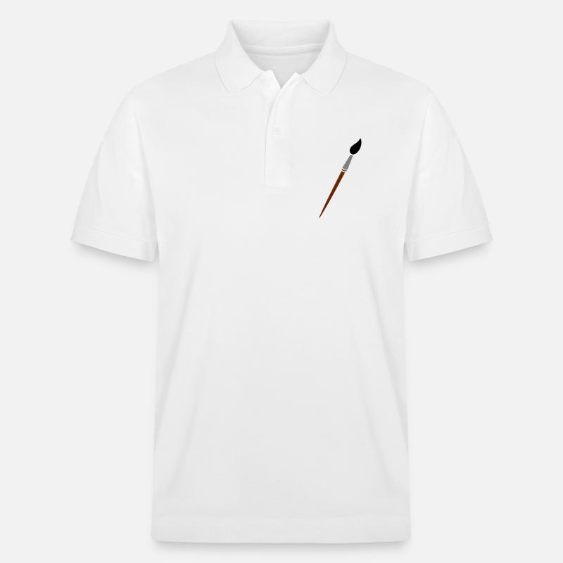 Pinsel - Stanley/Stella Unisex Bio-Poloshirt PREPSTER - Weiß