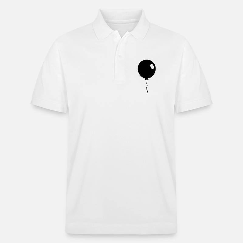 balloon - Stanley/Stella Unisex Organic Polo Shirt PREPSTER - white