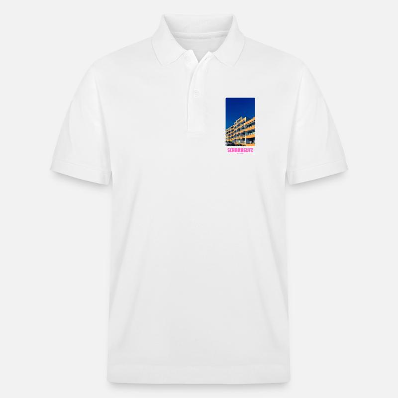 SCHARBEUTZ Ostsee - Stanley/Stella Unisex Bio-Poloshirt PREPSTER - Weiß