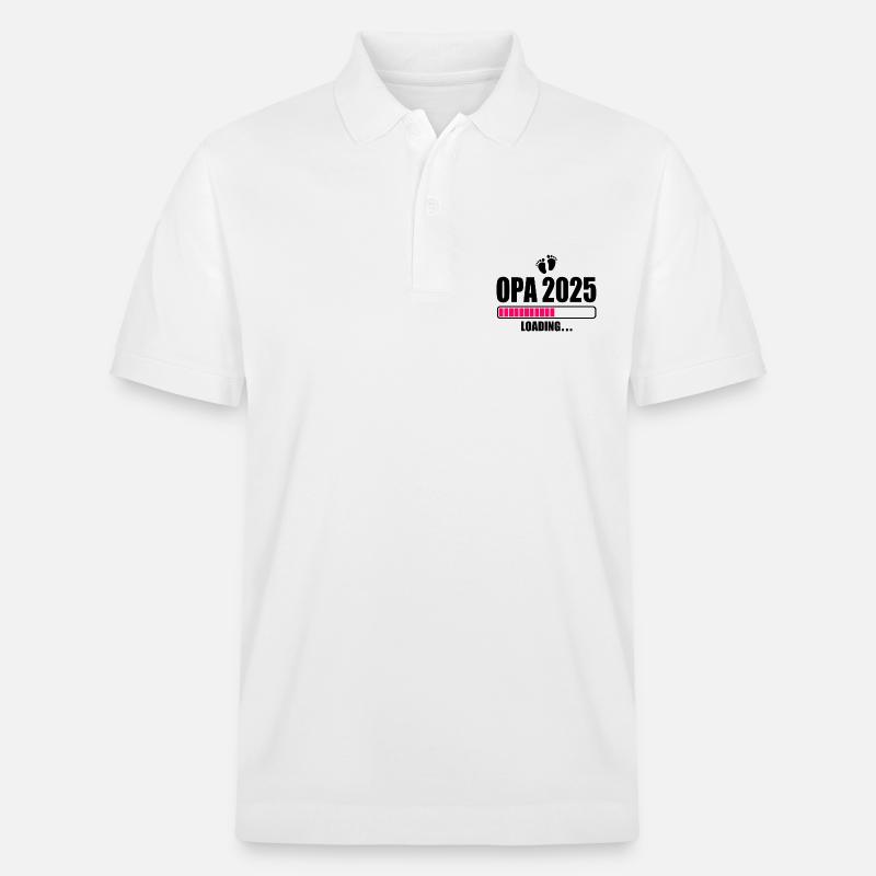 Opa 2025 loading - Stanley/Stella Unisex Bio-Poloshirt PREPSTER - Weiß