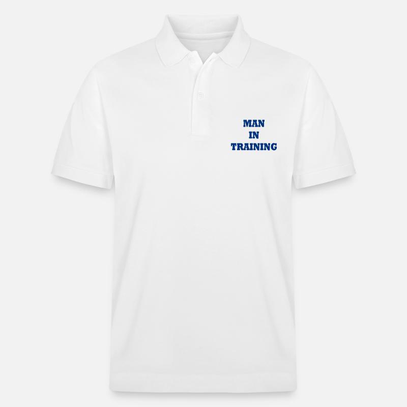Man in Training - Stanley/Stella Unisex Bio-Poloshirt PREPSTER - Weiß