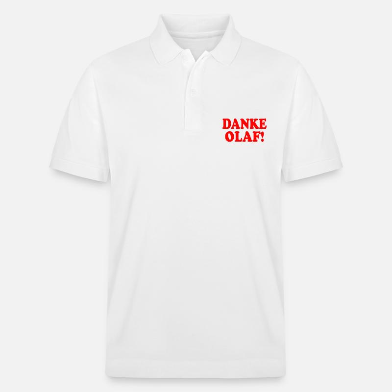 Danke olaf - Stanley/Stella Unisex Bio-Poloshirt PREPSTER - Weiß