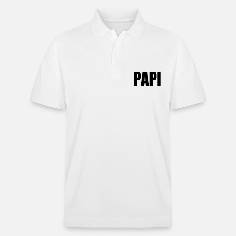 Papi - Polo PREPSTER bio Stanley/Stella Unisexe - blanc
