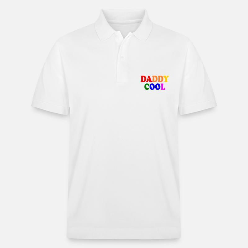 Daddy cool - Stanley/Stella Unisex Bio-Poloshirt PREPSTER - Weiß