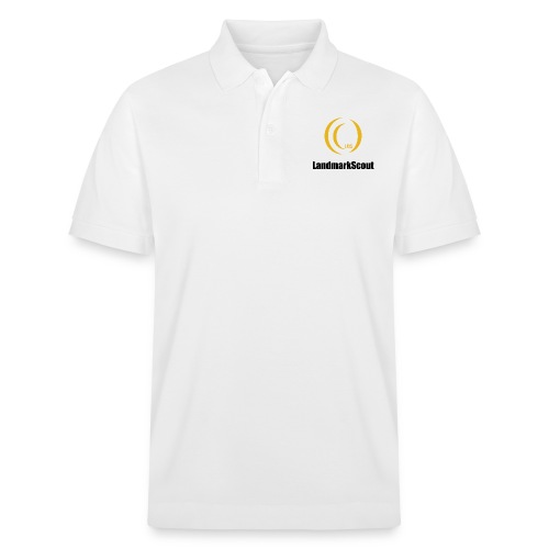 Tshirt White Front logo 2013 png - Stanley/Stella PREPSTER Organic Unisex Polo Shirt 