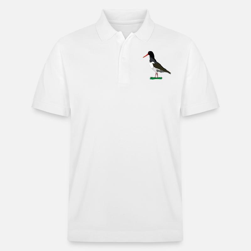 Austernfischer - Stanley/Stella Unisex Bio-Poloshirt PREPSTER - Weiß