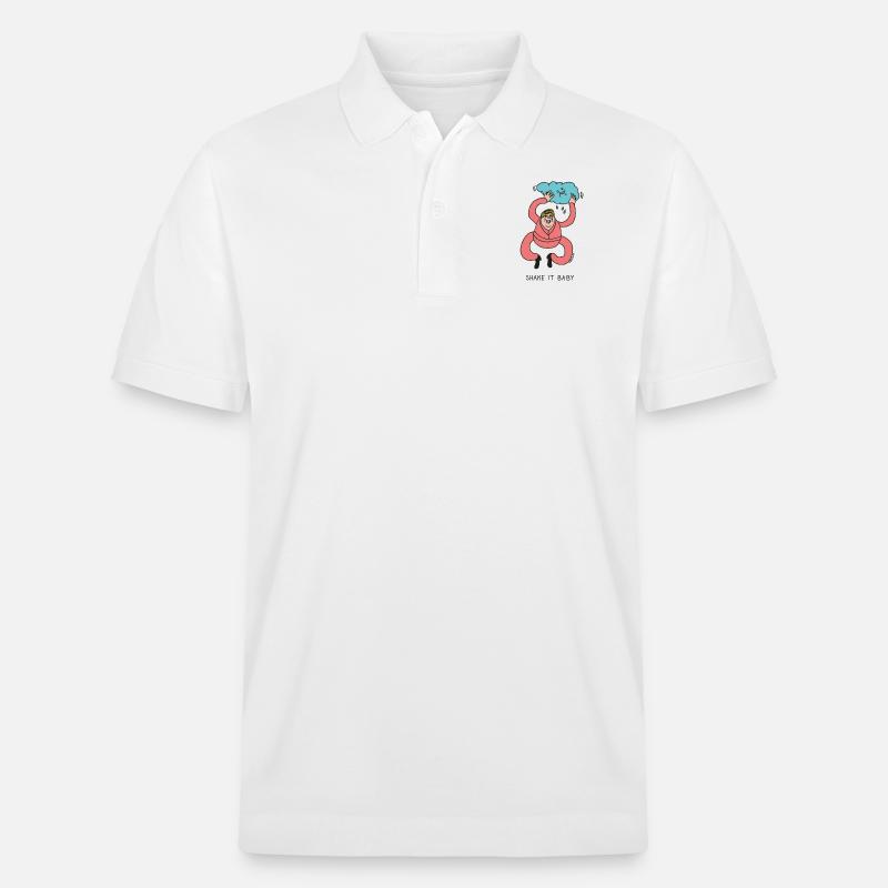 Secouez bébé - Polo PREPSTER bio Stanley/Stella Unisexe - blanc