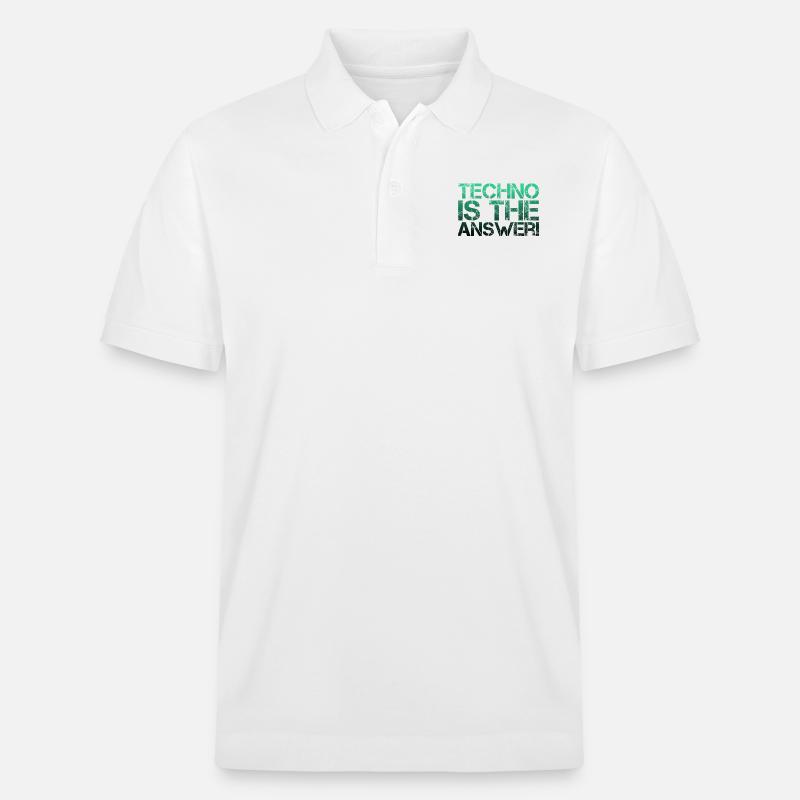 TECHNO - Stanley/Stella Unisex Bio-Poloshirt PREPSTER - Weiß
