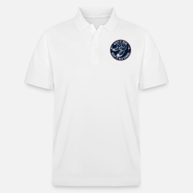 Gardez-la vieille école - Polo PREPSTER bio Stanley/Stella Unisexe - blanc
