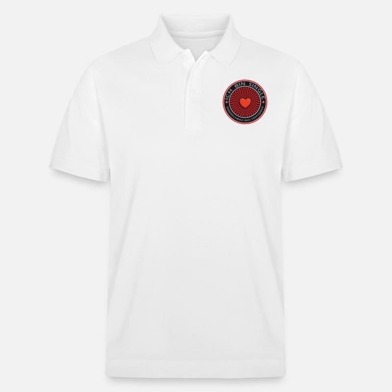Single - Stanley/Stella Unisex Bio-Poloshirt PREPSTER - Weiß