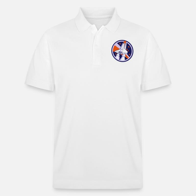 lancement de la navette spatiale - Polo PREPSTER bio Stanley/Stella Unisexe - blanc