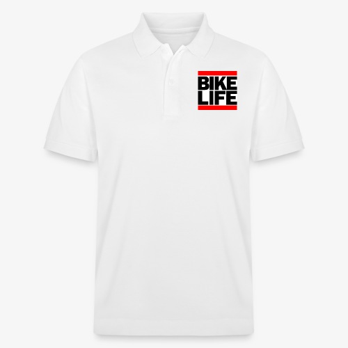 bikelife logo - Stanley/Stella PREPSTER Organic Unisex Polo Shirt 