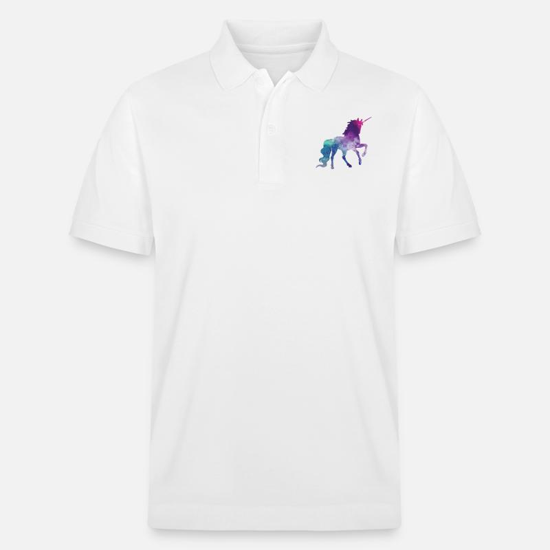 licorne - Polo PREPSTER bio Stanley/Stella Unisexe - blanc