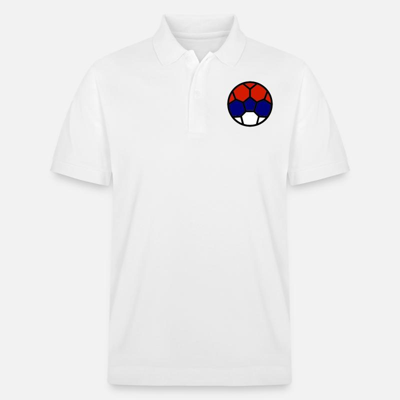 Drapeau Serbie Coupe du monde - Polo PREPSTER bio Stanley/Stella Unisexe - blanc