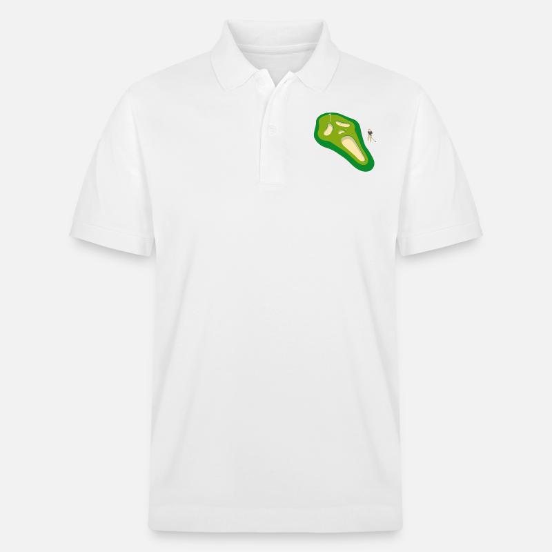 Cranio di golf - Polo ecologica unisex PREPSTER di Stanley/Stella - bianco