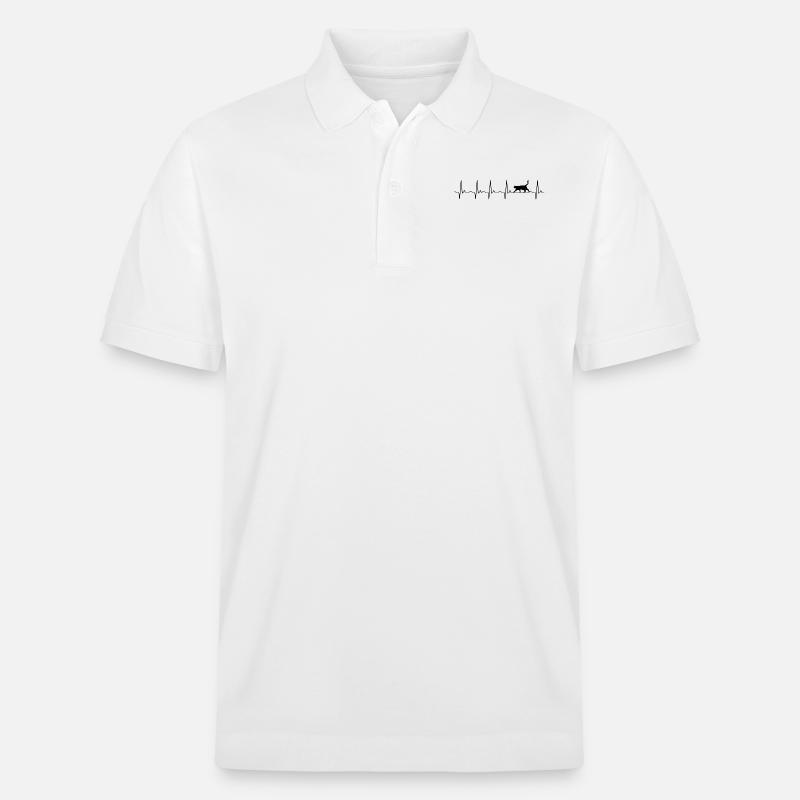 chat - Polo PREPSTER bio Stanley/Stella Unisexe - blanc