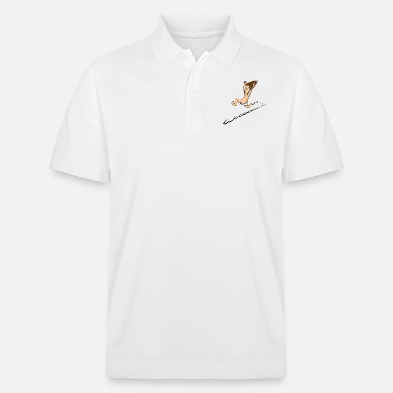 woo - Stanley/Stella Unisex Bio-Poloshirt PREPSTER - Weiß