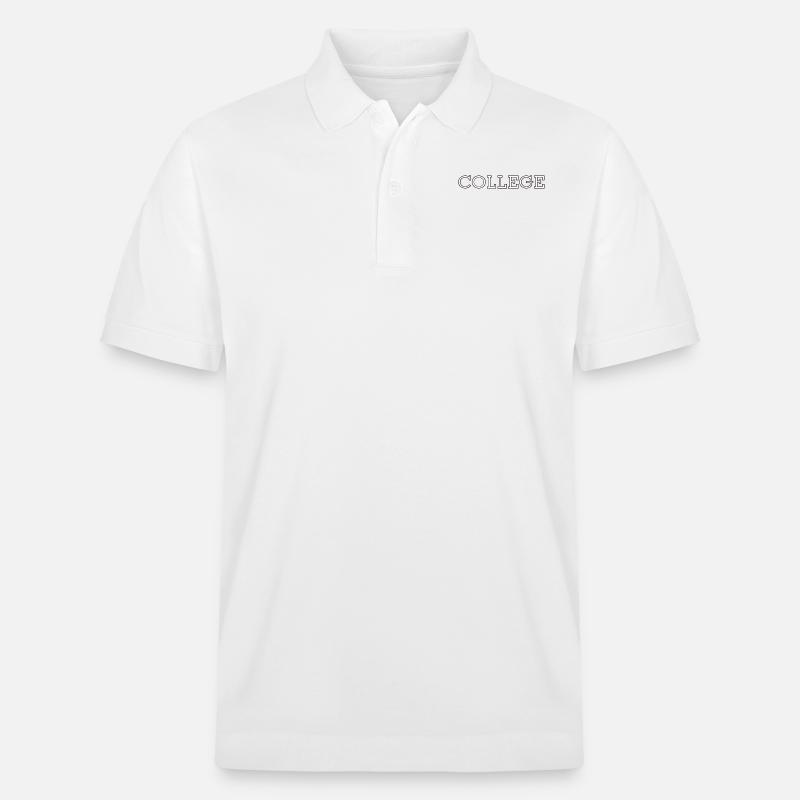 College - Stanley/Stella Unisex Bio-Poloshirt PREPSTER - Weiß