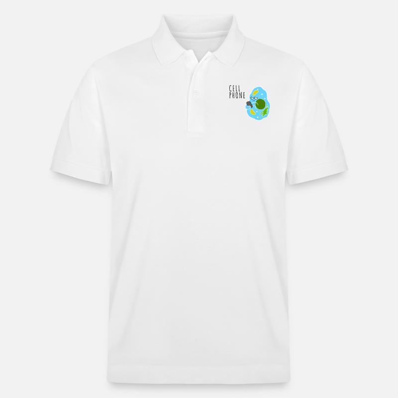 Téléphone portable - Polo PREPSTER bio Stanley/Stella Unisexe - blanc