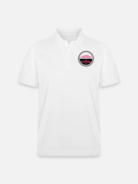 Super nurse - Stanley/Stella Unisex Organic Polo Shirt PREPSTER - white