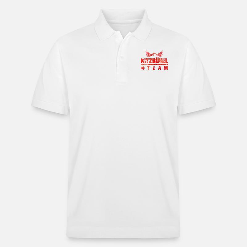 kitzbuehel team berg - Stanley/Stella Unisex Bio-Poloshirt PREPSTER - Weiß