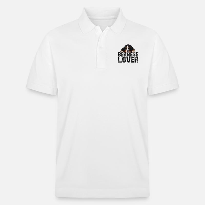 Bouvier bernois - Polo PREPSTER bio Stanley/Stella Unisexe - blanc