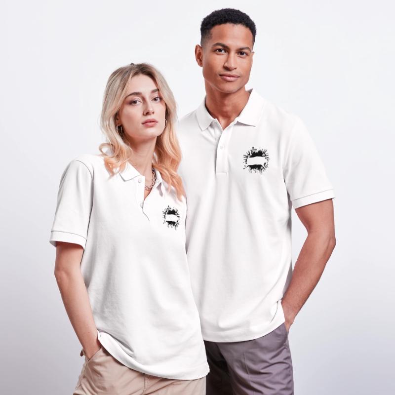 Insert text blobs Stanley/Stella Unisex Organic Polo Shirt PREPSTER
