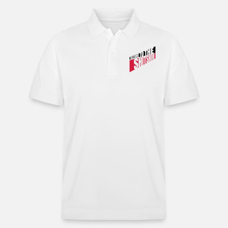 Frech Welcome Shitshow - Stanley/Stella Unisex Bio-Poloshirt PREPSTER - Weiß
