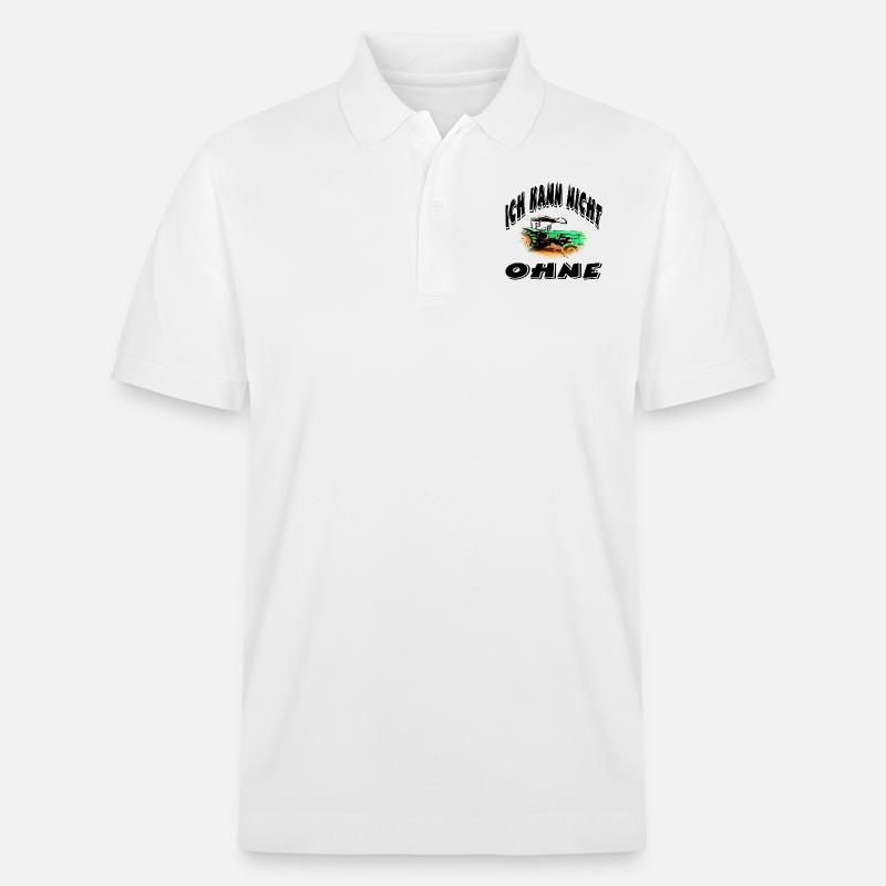 Traktor - Stanley/Stella Unisex Bio-Poloshirt PREPSTER - Weiß
