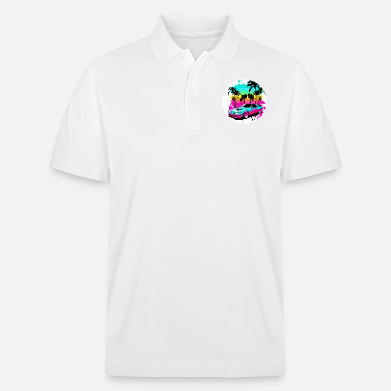 Miami Voiture 1 - Polo PREPSTER bio Stanley/Stella Unisexe - blanc