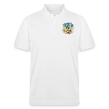 Deer - Stanley/Stella Unisex Organic Polo Shirt PREPSTER - white - Front - Roxy (174cm) & Andy (188cm)