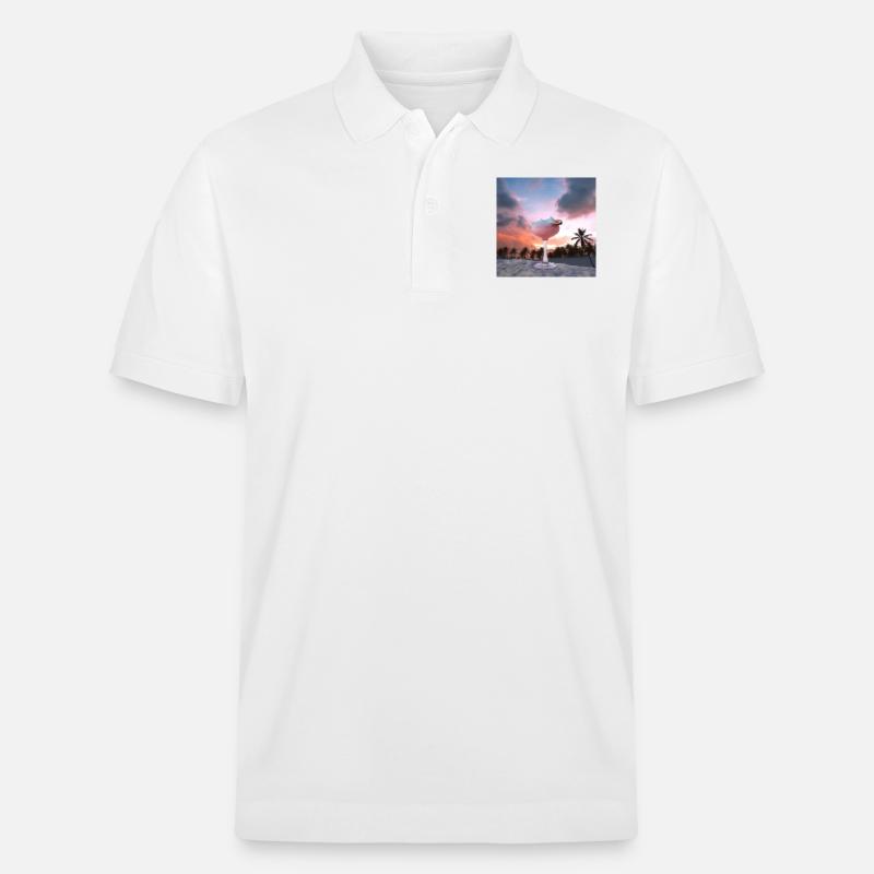 Cocktail 1 Geschenk - Stanley/Stella Unisex Bio-Poloshirt PREPSTER - Weiß
