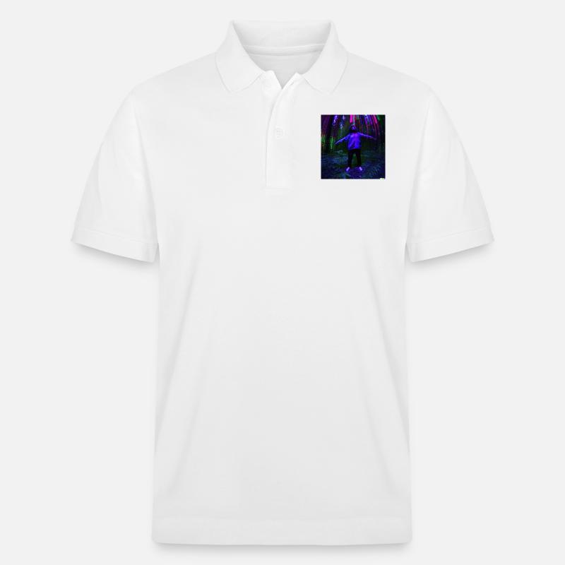 Deep Forest - Stanley/Stella Unisex Bio-Poloshirt PREPSTER - Weiß