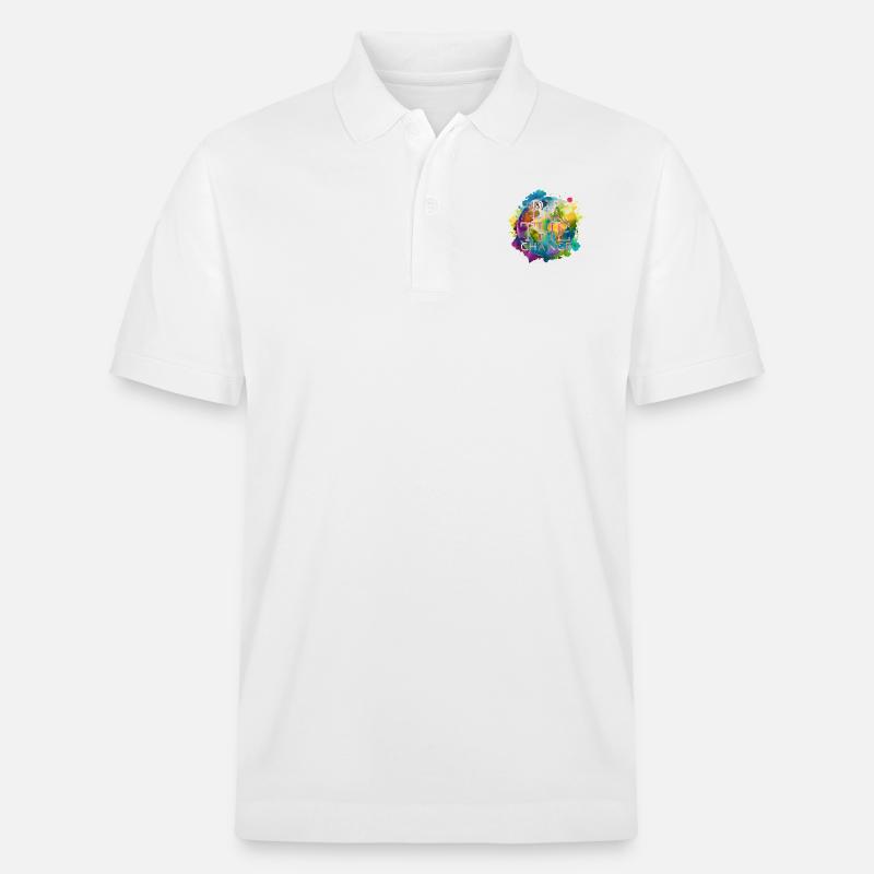 Sei die Veränderung - Stanley/Stella Unisex Bio-Poloshirt PREPSTER - Weiß