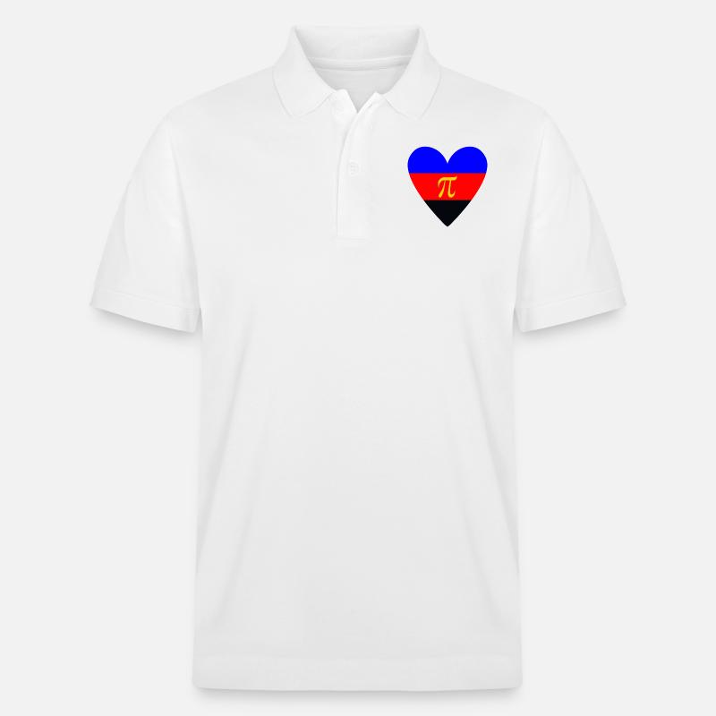 Polyamorie PrideLove - Stanley/Stella Unisex Bio-Poloshirt PREPSTER - Weiß